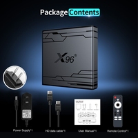 Boîtier TV Android X96 NEX 4K dernière génération, 4 Go de RAM avec 32 Go de ROM, WiFi double bande 4K UHD, BT 5.0, décodeur