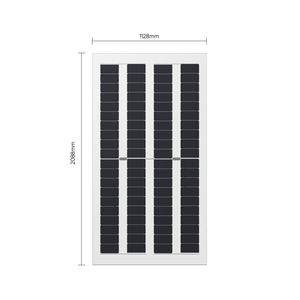 Grupo Solarion 320W 340W bifacial sin marco para paneles <span class=keywords><strong>solares</strong></span> fotovoltaicos Topcon transmitancia BiPV vidrio doble tipo N media celda - Product Image 3