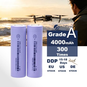 เซลล์ลิเธียมไอออน 21700 40P 3.6V 4000mAh 300 รอบการใช้งาน แคโทด LiNiMnCoO2 -20~60 70 กรัม สำหรับยานยนต์และเครื่องมือไฟฟ้า - Product Image 1