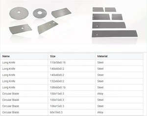 Tốc Độ Cao Cắt Thông Tư Lưỡi Tự Động Mk9 Thuốc Lá Máy Phụ Tùng Công Nghiệp Lưỡi - Product Image 5
