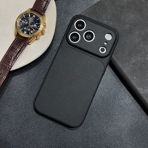 Étui de téléphone en cuir couleur unie 17 couleurs, style professionnel, conversion instantanée, pour iPhone 15 16 <span class=keywords><strong>Pro</strong></span> Max, coque arrière antichoc tout compris - Product Image 3