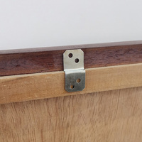 Connecteur universel robuste en fer zingué 16*32mm, équerre triangulaire, support de cadre photo en bois, fixation Hongzun