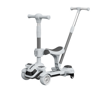 Trottinette pour enfants 6-en-1 pliable avec roues multidirectionnelles et auvent, pour les enfants de 2 à 12 ans - Product Image 3