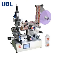 UBL маленькая полуавтоматическая ручная маркировочная машина для плоских и квадратных бутылок