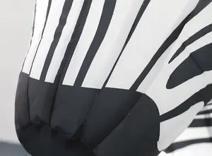 Inflatable Fat Animal Shape Lifting Zebra Cartoon For Event City Parade