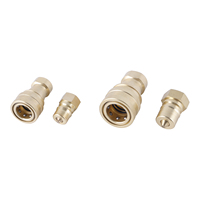 Raccords rapides hydrauliques en laiton de la série KZD de Poolke, raccords de haute qualité, norme ISO7241-1B, filetage BSPT, pression de 7 MPa, 3-750