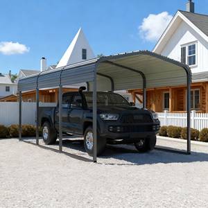 Abri de voiture <span class=keywords><strong>en</strong></span> métal galvanisé de 11 pieds x 19 pieds, montage facile, durable, imperméable, <span class=keywords><strong>pour</strong></span> le stationnement des voitures, le jardin - Product Image 6