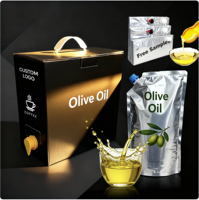 Boîte de sac de bavoir aseptique jetable personnalisé tailles 1L-3L pour distributeur de café de jus d'huile d'olive-To-Go emballage en carton plastique PE