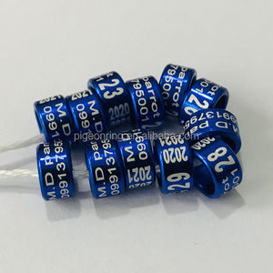 Bagues pour oiseaux de haute qualité <span class=keywords><strong>2023</strong></span>, bagues en aluminium pour oiseaux, bagues pour pattes de canaris, bagues pour oiseaux, bagues pour tourtereaux - Product Image 6