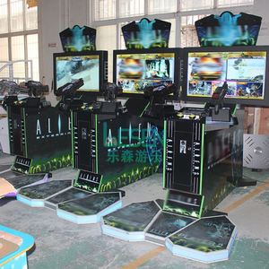 Simulateur de tir LCD 42 pouces de haute qualité, facile à utiliser, à monnayeur, avec retour de force double pour jeu de tir à deux joueurs - Product Image 3