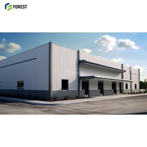 Estructura industrial prefabricada con paneles hinchados Unidad de Historia de construcción de almacén prefabricado - Product Image 1