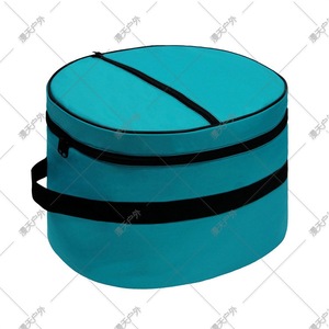 Bolsa de almacenamiento para casco de motocicleta, bolsa redonda de poliéster azul para equipo de conducción - Product Image 3