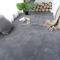 Tapis moderne abstrait en peluche de coton super doux antidérapant pour chambre à coucher, bureau, salon, tapis de sol