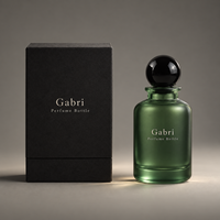 Flacon de parfum de luxe avec étiquette OEM, 30 ml avec boîte, vide, 1,75 fl.oz. Flacon d'Eau de Parfum 50ml, Flacons de Parfum Ronds pour Femmes