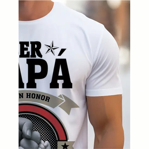 Camiseta Personalizada para Hombre, Transpirable, <span class=keywords><strong>de</strong></span> Poliéster, con Impresión 3D <span class=keywords><strong>de</strong></span> Frases en Español, Conmemorativa del <span class=keywords><strong>Abuelo</strong></span> - Product Image 2