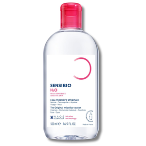 Eau micellaire Sensibio H2O, démaquillant doux et nettoyant visage pour peaux sensibles, sans alcool, apaisant pour le visage et les yeux - Product Image 1