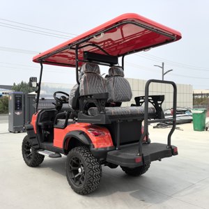 <span class=keywords><strong>Chariot</strong></span> de golf électrique à batterie au lithium 4 <span class=keywords><strong>places</strong></span> personnalisé en usine ODM <span class=keywords><strong>chariot</strong></span> électrique pour parc d'attractions voiture de réception vélo de plage - Product Image 4