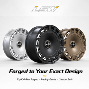 ล้อแม็กซ์ LS8024 ขนาด 18 นิ้ว แบบปิด ดีไซน์ Rally ผลิตตามสั่ง สำหรับรถยนต์ BMW Audi VW  5x112 5x114.3 อะไหล่รถยนต์ - Product Image 5