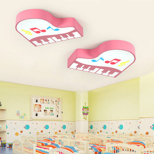 60cm 32W tre colori dimmerabile nota musicale lettera di pianoforte modello LED luce a sospensione del soffitto <span class=keywords><strong>per</strong></span> l'illuminazione dell'aula di musica - Product Image 5