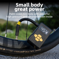 Compresor de Aire para Neumáticos 130PSI, Bomba de Bicicleta Eléctrica, Bomba de Bicicleta con Batería, Mini Bomba de Bicicleta Eléctrica, Micro Bomba de Aire