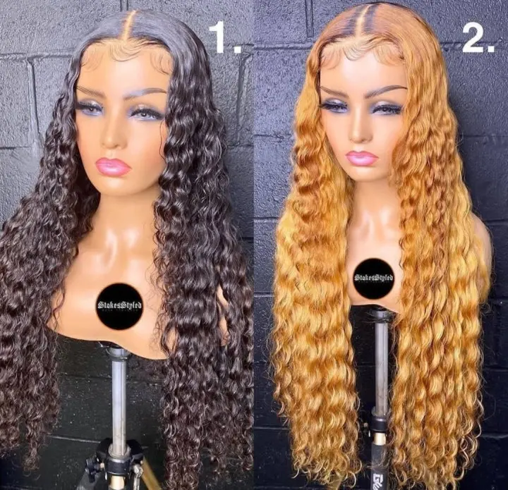 Lijmloze Lichaam Pruiken Menselijk Haar Kant Front Diep Krullend Maagdelijk Haar 360 Full Lace Menselijk Haar Pruiken Voor Zwarte Vrouwen Hd Lace Front Pruiken