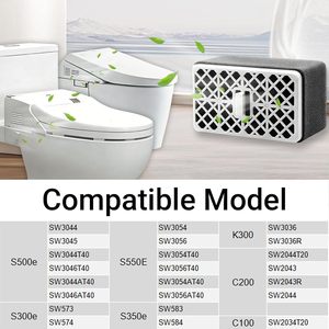 Filtre désodorisant pour toilettes Lychee pour TOTO Washlet THU9476 C100 C200 S300 S350E S500E SW2034 SW573 Air - Product Image 3