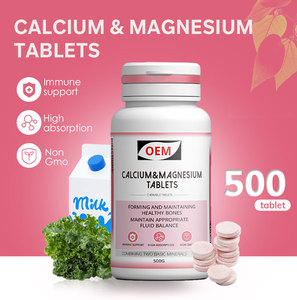 HODAF - Tabletas Masticables de Calcio y Magnesio, las Más Vendidas, para el Apoyo a la Salud Ósea, el Mantenimiento del Equilibrio Hídrico, Valor Diario, 500 g, a Granel - Product Image 3