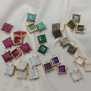 Connecteurs en gros pour la fabrication de bijoux, connecteurs en argent sterling 925 plaqués or, bijoux faits à la main - Product Image 3