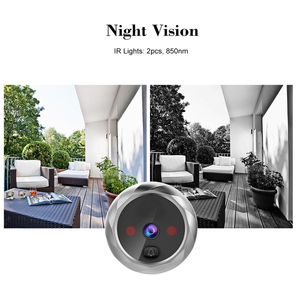 Caméra de porte numérique avec vision nocturne et grand angle de 2,8 pouces pour la sécurité domestique - Product Image 3