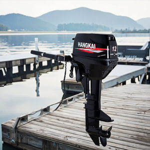 Motore Fuoribordo da 12 CV a 2 Tempi Raffreddato ad Acqua per Canottaggio Pesca Pontone Yacht Crociera Motore Leggero in Alluminio - Product Image 1