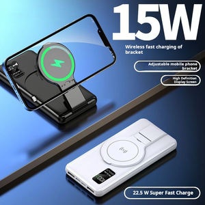 Mini Banco <span class=keywords><strong>de</strong></span> Energía Inalámbrico Plegable <span class=keywords><strong>de</strong></span> 10000mAh y 20W con Carga Rápida Magnética y Pantalla LED para <span class=keywords><strong>iPhone</strong></span> 14/<span class=keywords><strong>13</strong></span> y Estación <span class=keywords><strong>de</strong></span> Carga - Product Image 2