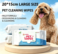 Lingettes humides pour animaux de compagnie personnalisables, prix de gros usine, nettoyage pratique, parfum agréable