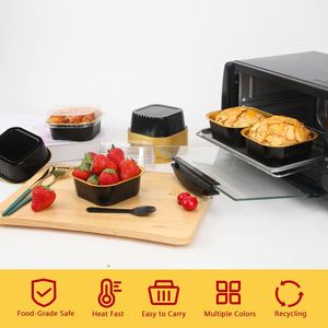 Best Price Microwavable PP Disposable Food Box Bake Tray Takeaway Black Gold Eco Friendly Aluminum <b>Foil</b> Food Packaging <b>Container</b> - Product Image 2