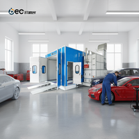 Cabine de peinture automobile professionnelle avec éclairage LED et fonction de séchage |   Chambre de peinture monophasée pour meubles de cabine