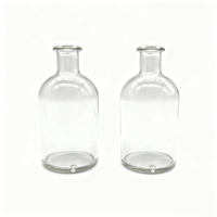 Bouteilles de diffuseur de parfum décoratives en verre de luxe avec bâtonnets, vides, 100ml, 200ml, 250ml, pour voiture et maison