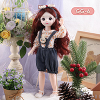 Nouvelles poupées BJD miniatures mignonnes de 30 cm 1/6 avec articulations mobiles et vêtements, poupée de maison pour filles, pour se déguiser soi-même, cadeau d'anniversaire, jouets pour enfants