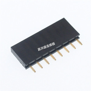 Conector Hembra Jia Hongsheng de Paso de 2.54mm, Recto, de Una Sola Fila, de 3P a 40P, Chapado en Oro, para Electrodomésticos - Product Image 2