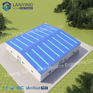 <span class=keywords><strong>Garage</strong></span> automobile préfabriqué en acier, atelier à deux étages en structure métallique - Product Image 5