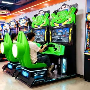 Machine de jeu d'arcade de course automobile, machine de jeu de course à monnayeur pour centre commercial et salle de jeux - Product Image 1