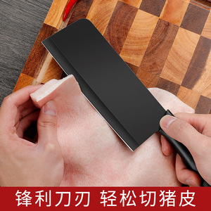 Stainless Steel Kitchen Knife Black Blade 15.5 Cm Sharp Slicing Knife For Vegetables And Meat Household Use - Product Image 3
