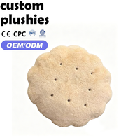Coussin en peluche doux en forme de biscuit, mignon et en forme de gâteau, idéal pour les cadeaux - Vente en gros usine