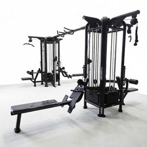 Équipement de musculation commercial de haute qualité, robuste, Jungle 8 stations, unisexe, tout-en-un, crossover à câbles multifonction, poids libres - Product Image 5