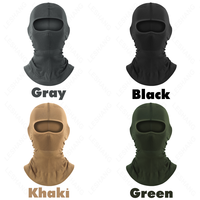 Pasamontañas de verano a prueba de viento, cubierta facial de un agujero, máscara de nailon, gorras para exteriores, casco para esquí y ciclismo