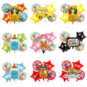 Nouvel Arrivage : Ensemble de Ballons en Aluminium <span class=keywords><strong>pour</strong></span> <span class=keywords><strong>la</strong></span> Rentrée <span class=keywords><strong>Scolaire</strong></span>, Cérémonie d'Ouverture, Décoration de Salle de Classe et de <span class=keywords><strong>Maternelle</strong></span>, Fête - Product Image 1
