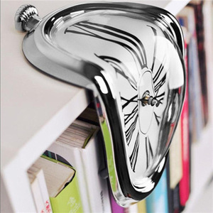 Orologio di fusione creativo decorazione della casa regalo surrealista orologi in stile <span class=keywords><strong>Salvador</strong></span> Dali orologio da parete distorto surreale decorazione orologio - Product Image 3