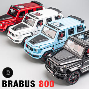 Nuova scala <span class=keywords><strong>1</strong></span>:<span class=keywords><strong>24</strong></span> pressofusa Mercedes-benz BabosG800 giocattoli modello auto d'epoca in metallo dellettion luce sonora Pullback collezione regalo per bambini - Product Image 1