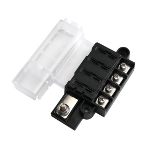 Jcb 4CX 100A 12V 32V 48 V 4 cách âm thanh xe hơi Mega Blade AFS cầu chì tiếp sức hộp anl cầu chì chủ với 20A trung bình cầu chì cho tự động xe buýt thuyền - Product Image 4