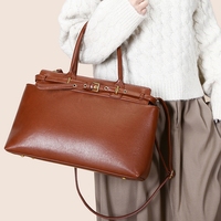 Ensemble de sacs à main pour femme en cuir PU imperméable, grande capacité, trois-en-un, multi-pièces, avec ceinture de luxe, pour ordinateur portable et affaires