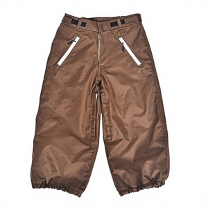 Pantalones de Esquí Impermeables Marrones de Talla Grande, de Alta Calidad, 100% Poliéster, con Cierre de Cordón, Ropa de Nieve para Adultos, Anti-UV, Resistentes al Viento - Product Image 1