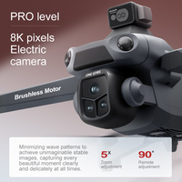 Drone pliable 4K V918 MAX avec retour GPS, suivi, moteur brushless, longue portée, quadricoptère RC pour photographie et vidéo aériennes
